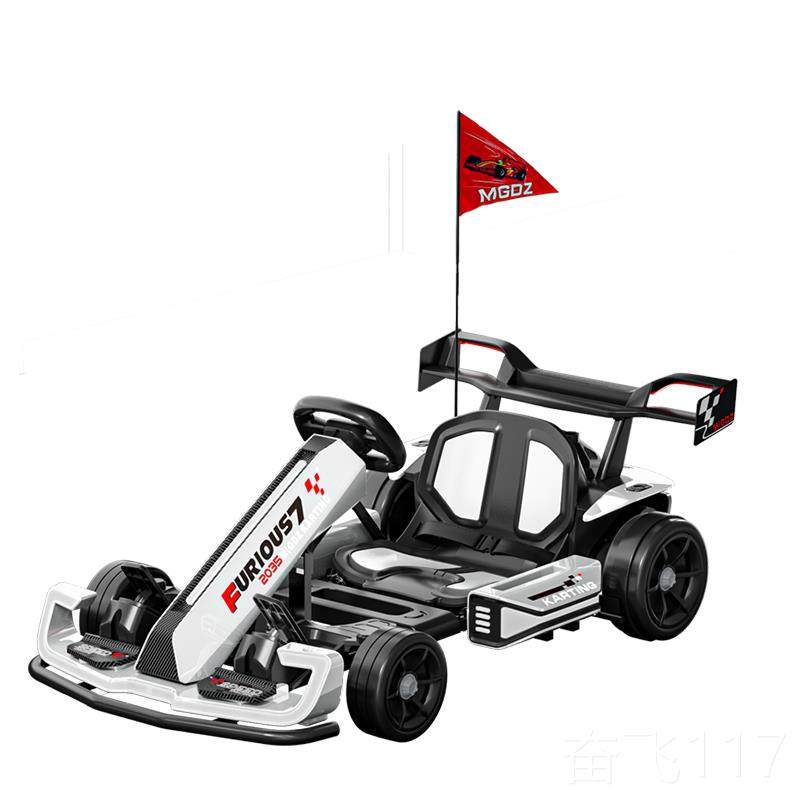 正品儿电动车卡车宝宝漂移车可坐大F童1成人小孩人四丁轮玩具汽车