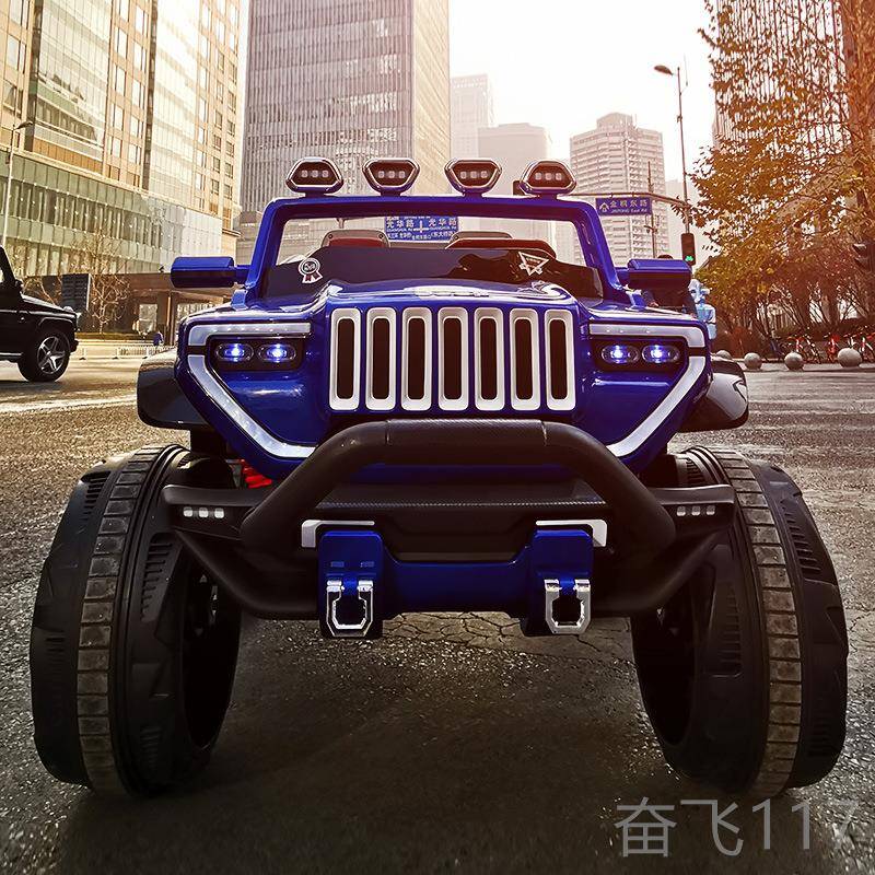 正品超大号儿电童控电动车可遥坐人越野车充四轮车玩具车童车生日