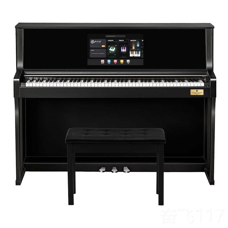 正品钢特伦斯Ai专智慧业钢琴初学者自学钢琴88键重锤考级家用数码