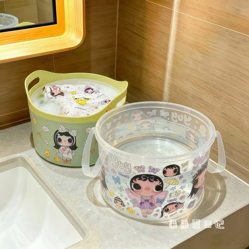 旅行折叠盆便携洗脸盆泡脚桶水盆多功能加厚耐用