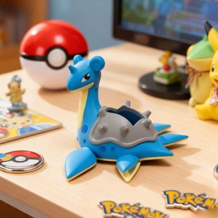 肥皂盒新款香皂盒沥水卡通家用宝可梦拉普拉斯创意卫生间浴室乘龙