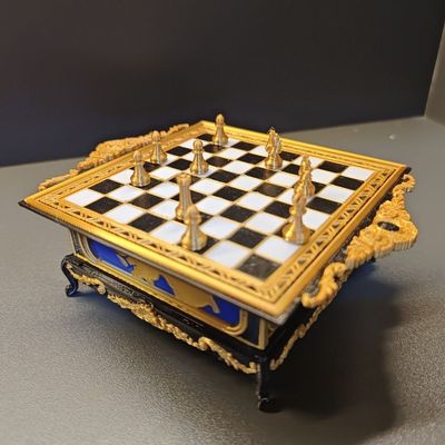 三角洲行动游戏周边大红模型大金纵横棋盘带收纳棋子3d打印摆件