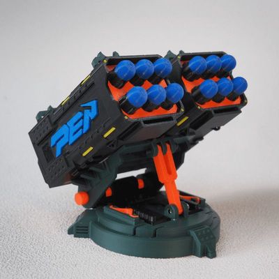 炫酷导弹飞弹发射器笔筒多功能笔筒军事装饰桌面笔收纳玩具模型