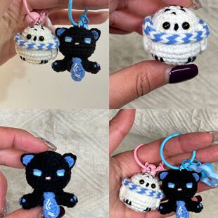 橹穆钩织挂件成品爆款纯手工