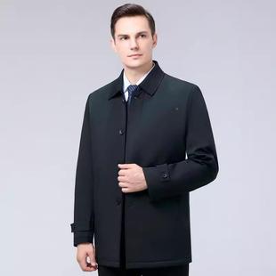 年爸爸装 冬新款 款 F士棉衣中老季 棉外套保夹暖系扣高档短棉 男8209