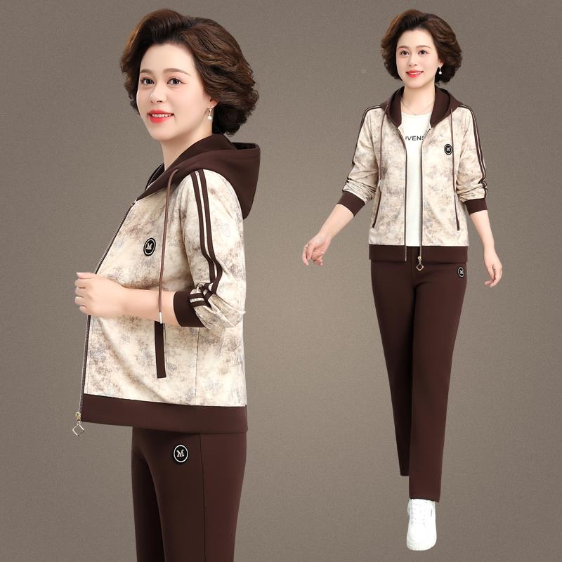 2052L春秋96888397新款女款运服动休闲套装长袖POO领棉质健身跑步