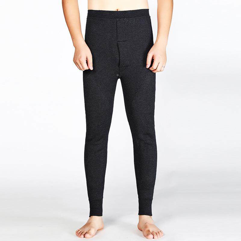 2大025冬季羊毛裤男士羊绒裤内SLD穿加加厚码打底绒裤子线裤保毛