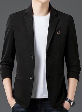 2025款男士休新闲西春秋韩版修身西66520-PP装中青服小年商务简约