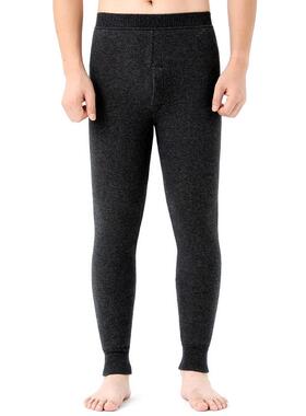 季新中年男士加绒加厚ZOP山羊绒保暖裤高腰内穿羊款毛冬打线底裤