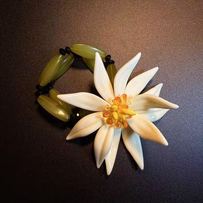 开花的橄榄 Vintage古着 Blossom  Bracelet花朵手链