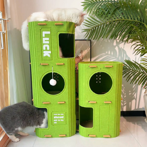 猫窝多层四季通用猫爬架猫树一体