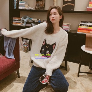 pique软绵绵睡衣女露娜秋冬套头长袖 gelato 卡通家居服ins 正品