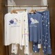 pique秋冬纯棉睡衣卡通勇者斗恶龙情侣家居服套装 日本GP gelato