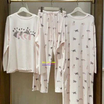 日本GP猫咪系列莫代尔睡衣套装