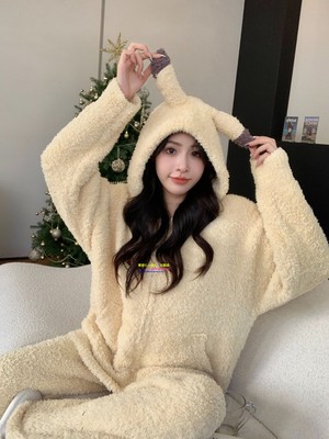 正品GP女半边绒宝可梦系列睡衣套