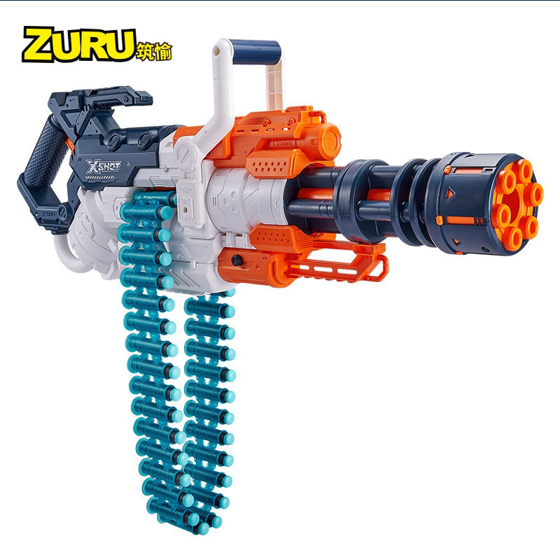 Zuru软弹枪加特林发射器儿童非凡狂暴转轮软弹枪玩具男孩礼物正品