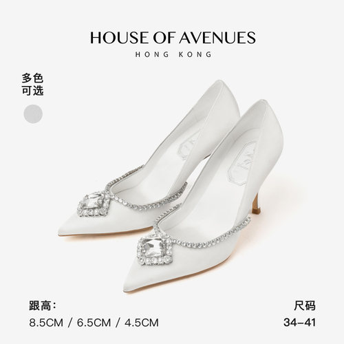 houseofavenues尖头法式单鞋