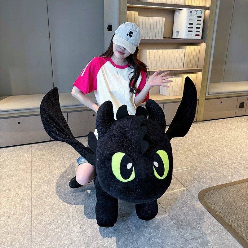 无牙子卡通无牙仔毛绒凳子儿童坐凳驯龙高手可爱玩具凳幼儿园凳子