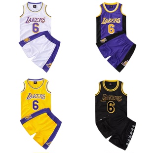 6号勒布朗詹姆斯23号儿童篮球服运动套装亲子装男女童训练服定制
