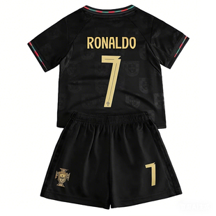 RONALDO葡萄牙7号主场球衣套装儿童足球服套装宽松比赛训练运动服