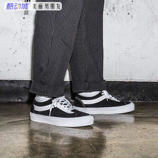 VANS范斯Bold Ni黑白经典翻毛皮低帮男女鞋休闲滑板鞋VN0A3WLPOS7