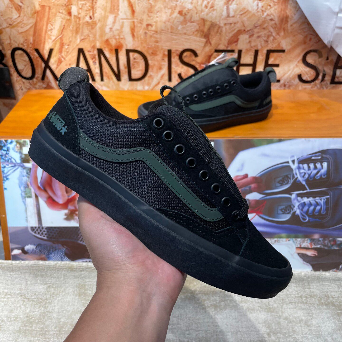 VANS SKATE OLD SKOOL 36联名款厚鞋舌男面包鞋滑板鞋VN000D5RNLX