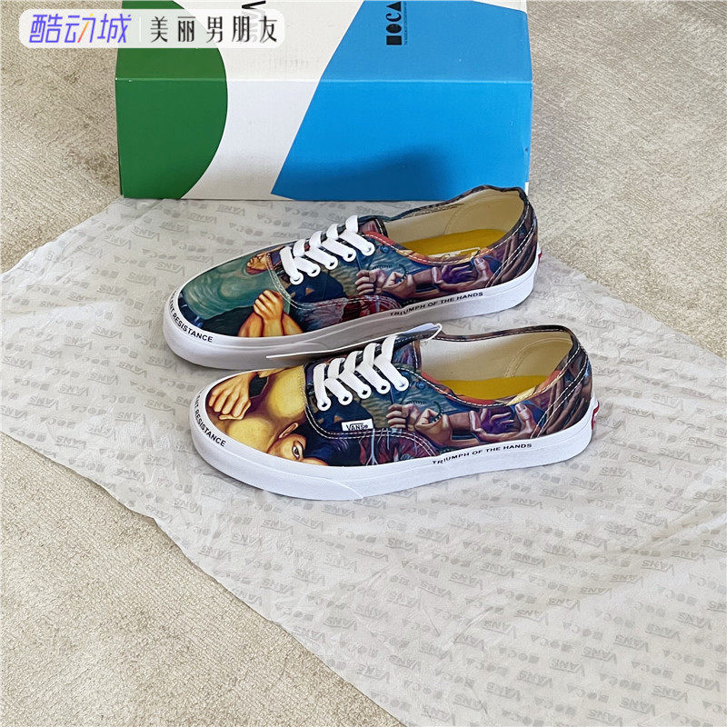 VANS范斯男女联名款帆布鞋