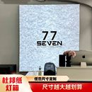 杜邦纸灯箱定制网红发光肌理背景透光软膜服装 饰材料 店天花吊顶装