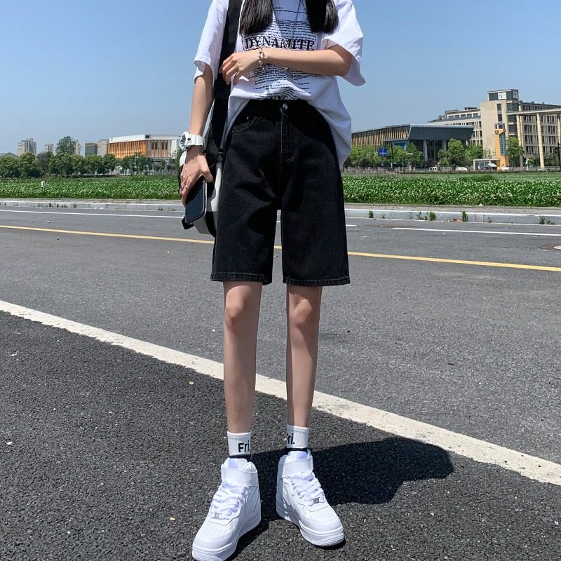 五分牛仔短裤女夏季薄款2023年图片