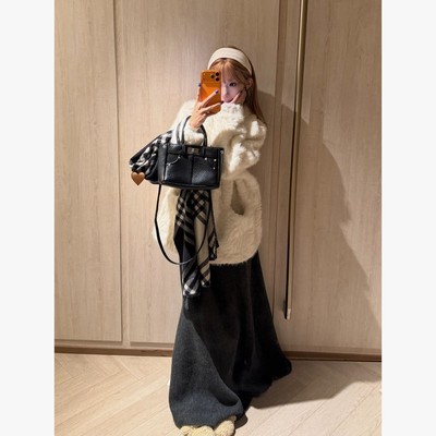 环保皮草白色毛毛外套