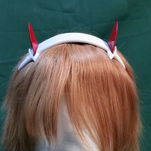 现货 DARLING in the FRANXX 国家队02女主COS服道具配饰头饰发夹