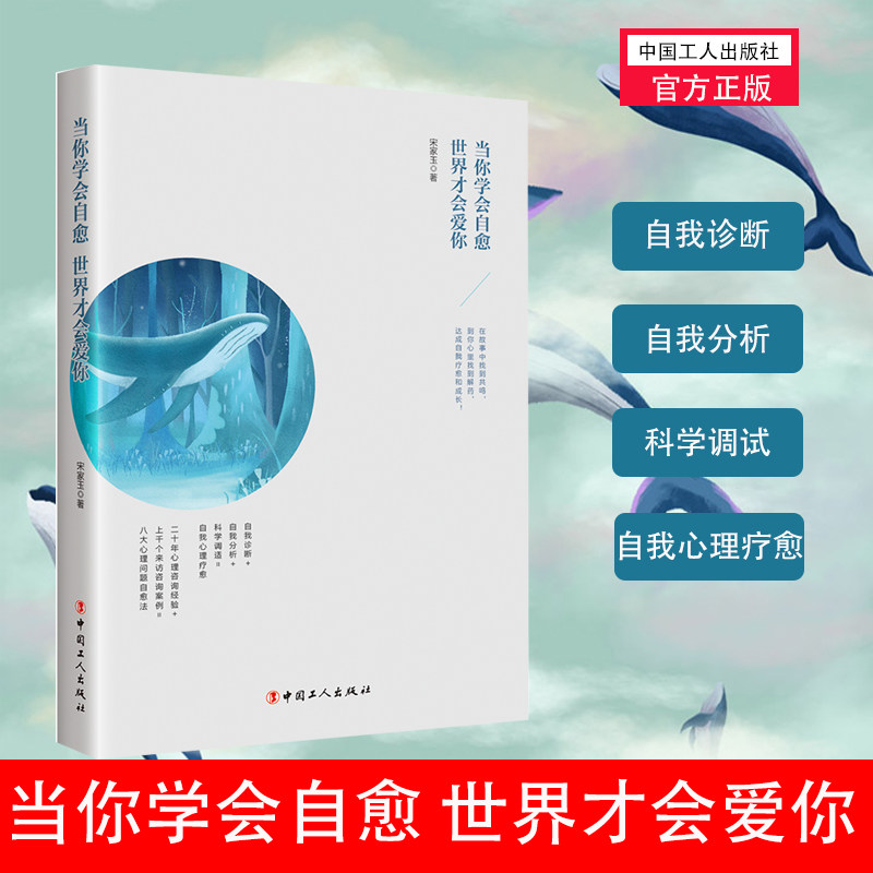 当你学会自愈，世界才会爱你  宋家玉著 中国工人出版社 八大心理问题抑郁/偏执/焦虑等原因自我分析解决情感失调心理健康畅销书籍