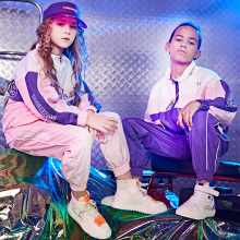 Quần áo khiêu vũ đường phố cho bé trai và bé gái hip-hop quần áo dài tay nhảy múa Quần áo trẻ em nhảy jazz biểu diễn trang phục biểu diễn quần áo shop bán đồ trẻ em