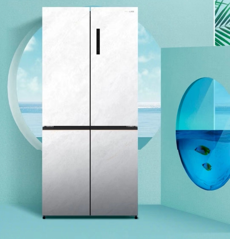 meiling/美菱 bcd-600wup9bt风冷无霜一级底部散热嵌入式变频冰箱