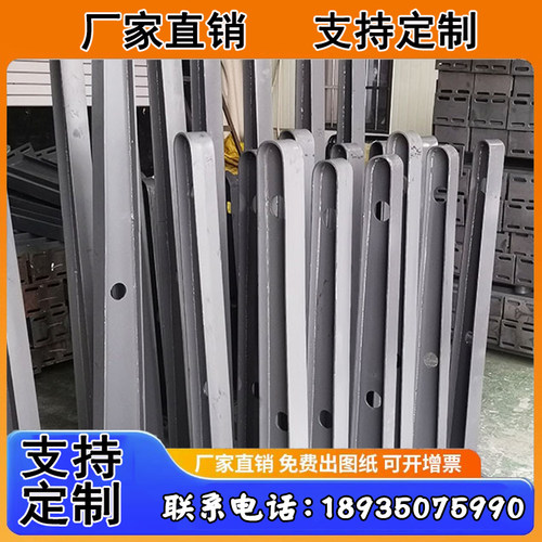 定做满焊加厚H型钢结构玻璃雨棚挑梁牛腿钢梁支架幕墙爪门头 雨棚