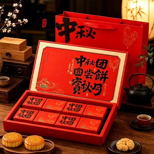 2026新款中秋月饼包装盒