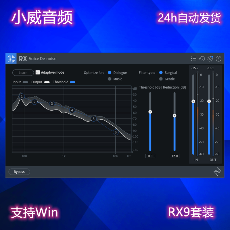 音频修复iZotope RX 9 Audio Editor Advanced