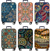 行李箱保护套加厚高弹力拉杆箱外套旅行箱防护套20 29寸