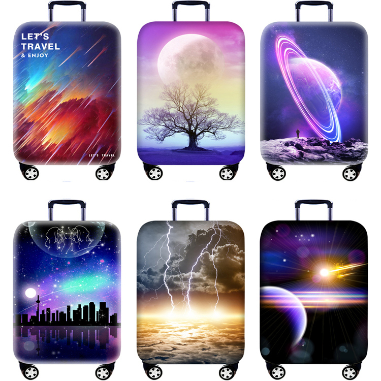 加厚旅行箱保护套高弹力拉杆箱外套行李箱防护套18/24/28/30寸