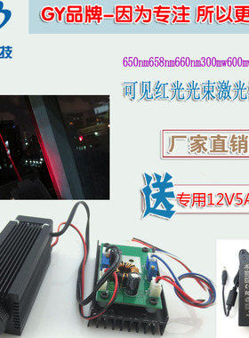 650nm658nm660nm300mw600mw1200mw 高亮度红光光束激光模组激光器