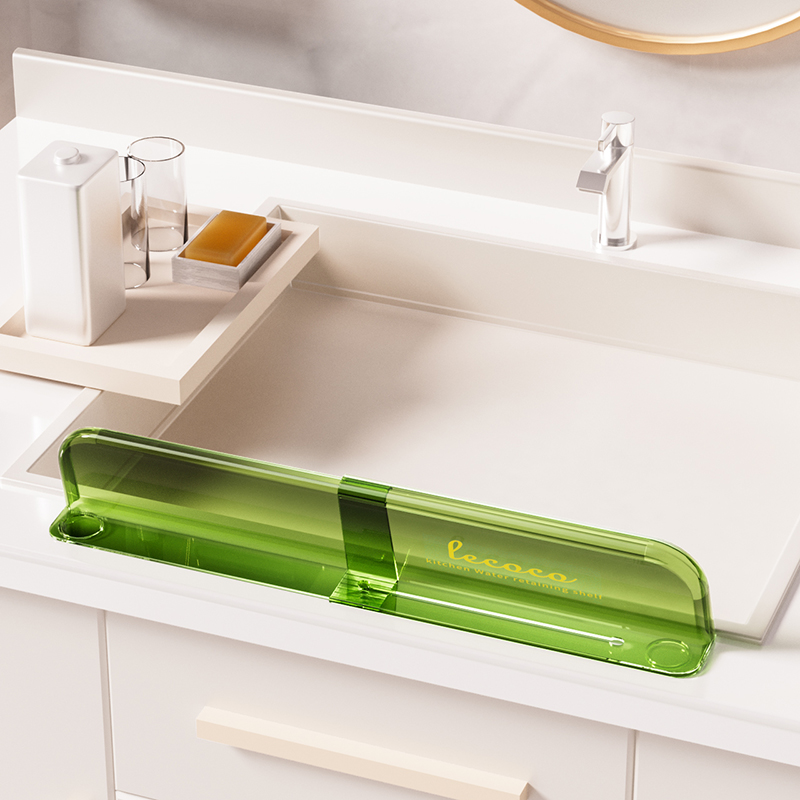 可伸缩水槽水池挡水板防水挡条