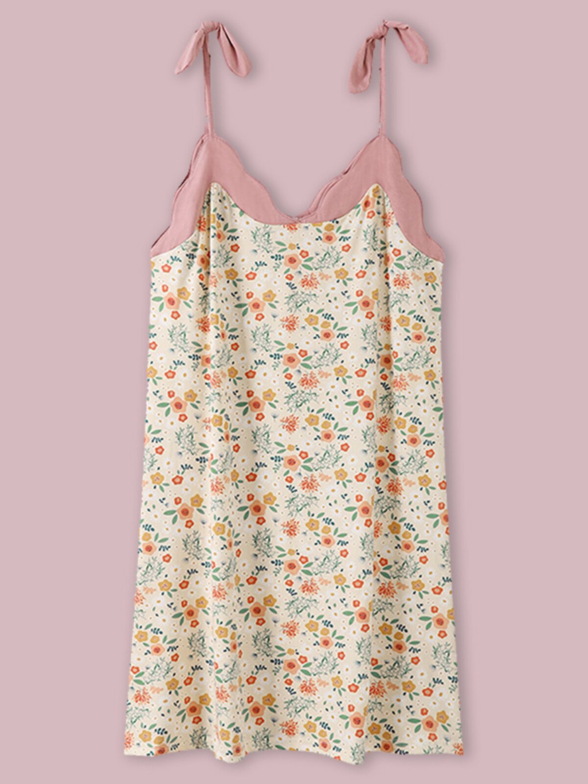 2024 새로운 잠옷 봄과 가을 스타일 가정 의류 소녀 꽃 반팔 느슨한 대형 출산 잠옷 여성 여름