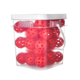 匹克球洞洞球36个桶装 匹克球40孔pickleball球匹克球球匹克洞洞球