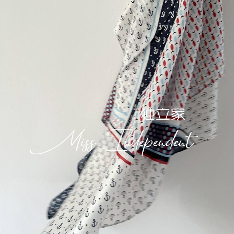 翻单 意大利闲适海军风真丝人字纹蚕丝大方巾欧美丝巾围巾大披肩,服饰配件/皮带/帽子/围巾,围巾/丝巾/披肩,淘宝优惠券,粉丝福利购,淘宝优惠卷