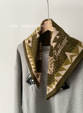 北美户外老牌 复古实用bandana纯棉围巾中方巾领巾头巾