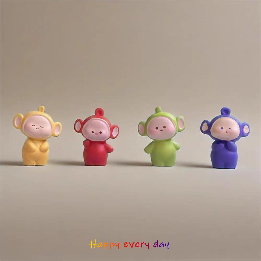 可爱天线宝宝治愈情绪解压电脑桌面日式小摆件工位装饰