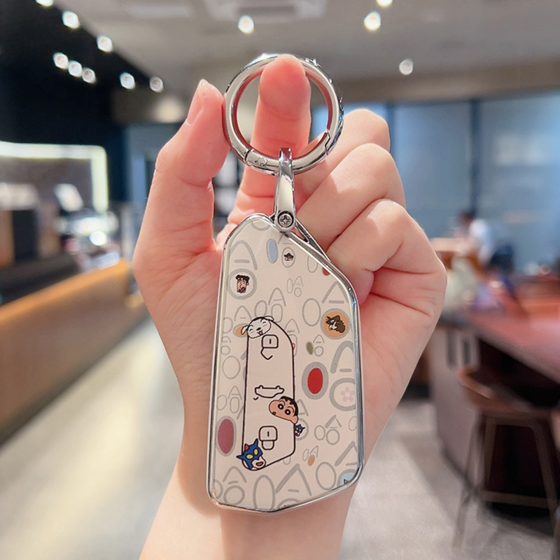 适用大众id7钥匙套途昂x刀锋pro凌渡l女士id6专用id4crozz可爱壳