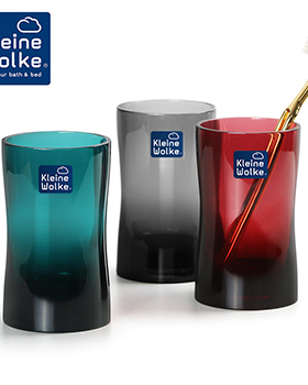 Kleine Wolke德国进口漱口杯刷牙杯牙刷杯牙具杯牙缸儿童洗漱杯