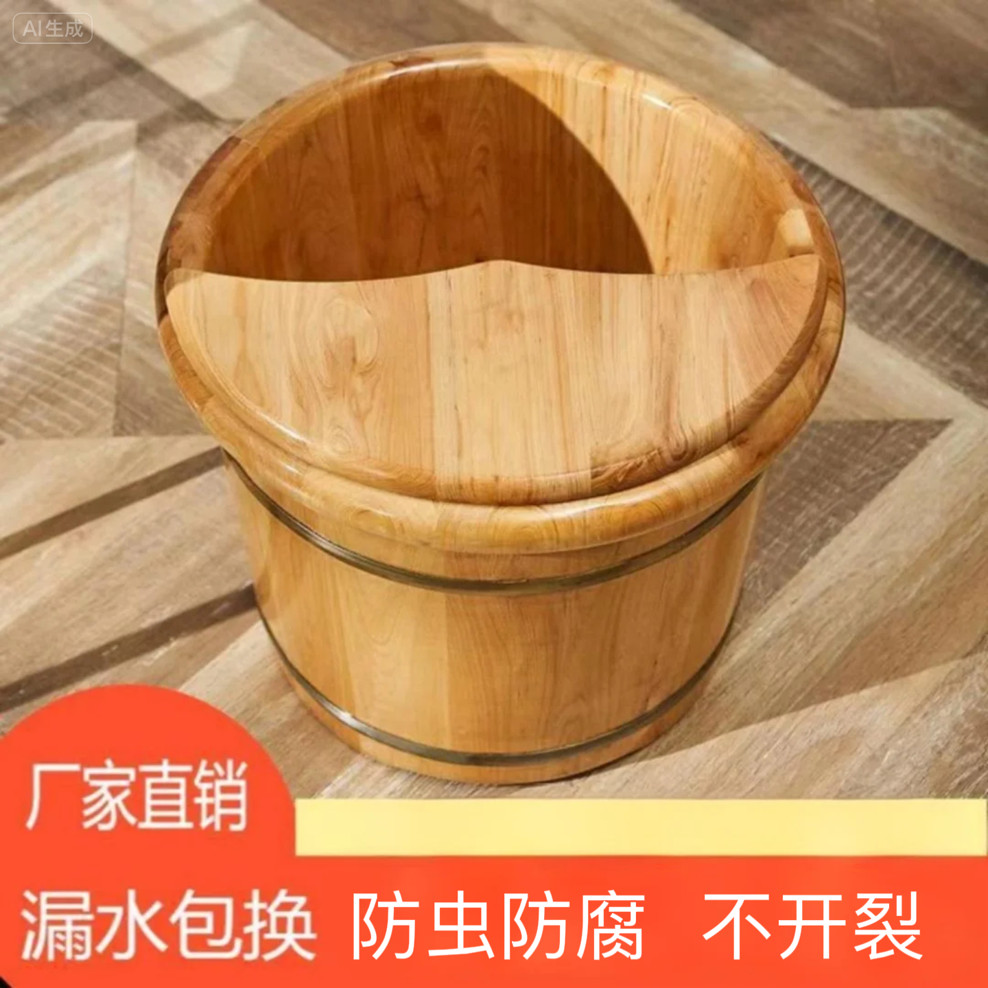 柏木泡脚木桶厂家直销加大加厚