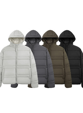 XY察外 轻户外3M可拆卸羽绒服连帽90白鸭绒保暖宽松夹克外套男